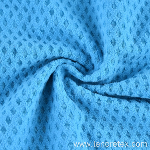 Polyester Bond Laminated Knit Jacquard Polar Fleece Fabric